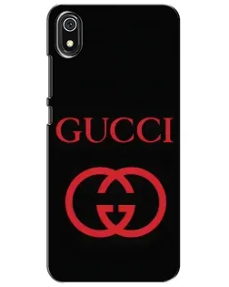 Чохол для Xiaomi Redmi 7A з картинкою «Gucci — червоний логотип»