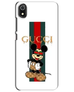 Чохол для Xiaomi Redmi 7A з картинкою «Міккі Маус Gucci — смуги»