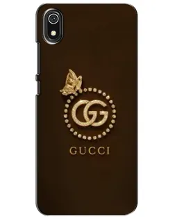 Чохол для Xiaomi Redmi 7A з картинкою «Gucci — золотий метелик»