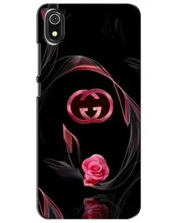 Чохол для Xiaomi Redmi 7A з картинкою «Gucci — неонова троянда»