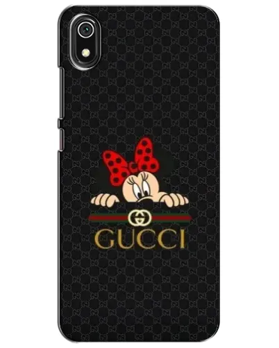 Чохол для Xiaomi Redmi 7A з картинкою «Мінні Маус Gucci — чорний»