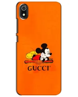 Чохол для Xiaomi Redmi 7A з картинкою «Міккі Маус Gucci — помаранч»