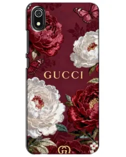Чохол для Xiaomi Redmi 7A з картинкою «Gucci — бордові троянди»
