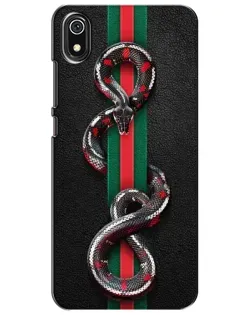 Чохол для Xiaomi Redmi 7A з картинкою «Gucci — змія на смузі»
