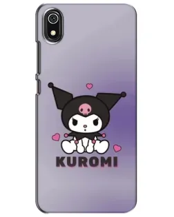 Чохол для Xiaomi Redmi 7A з картинкою «Kuromi — фіолетовий арт»