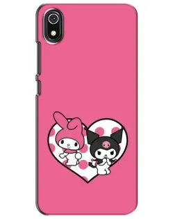 Чохол для Xiaomi Redmi 7A з картинкою «Kuromi та My Melody»