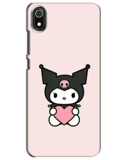 Чохол для Xiaomi Redmi 7A з картинкою «Kuromi та серце»
