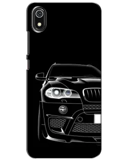 Чехол для Xiaomi Redmi 7A с картинкой «Темный силуэт BMW»