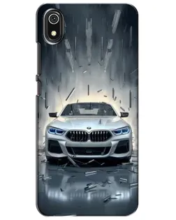 Чехол для Xiaomi Redmi 7A с картинкой «BMW в свете фар»