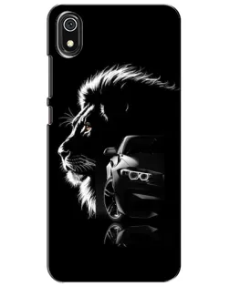 Чехол для Xiaomi Redmi 7A с картинкой «BMW и лев»