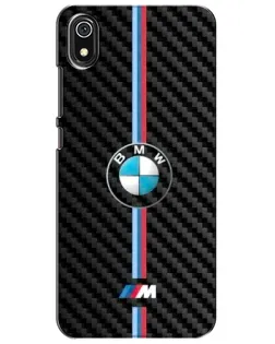 Чехол для Xiaomi Redmi 7A с картинкой «Эмблема BMW и карбон»