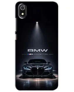 Чехол для Xiaomi Redmi 7A с картинкой «BMW сквозь ночной город»