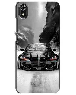 Чехол для Xiaomi Redmi 7A с картинкой «BMW — акварельный дрифт»