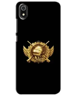 Чехол для Xiaomi Redmi 7A с картинкой «PUBG — оранжевый градиент»