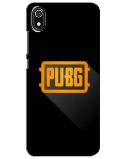 Чехол для Xiaomi Redmi 7A с картинкой «PUBG — рамка лого»