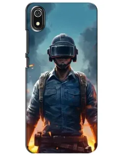Чехол для Xiaomi Redmi 7A с картинкой «PUBG — реалистичный герой»
