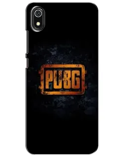 Чехол для Xiaomi Redmi 7A с картинкой «PUBG — золотой логотип»