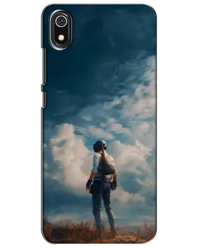 Чехол для Xiaomi Redmi 7A с картинкой «Герой PUBG на скале»