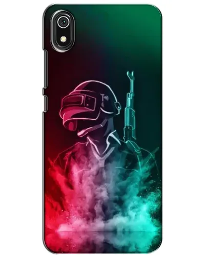 Чехол для Xiaomi Redmi 7A с картинкой «PUBG — огненный воин»