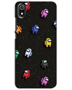Чехол для Xiaomi Redmi 7A с картинкой «Космический паттерн Among Us»