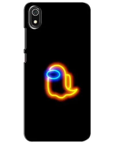 Чехол для Xiaomi Redmi 7A с картинкой «Among Us неоновое сияние»