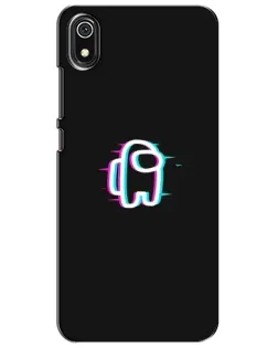 Чехол для Xiaomi Redmi 7A с картинкой «Among Us неон»