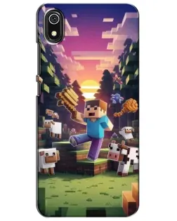 Чохол для Xiaomi Redmi 7A з картинкою «Стів на фермі» Чохол для Xiaomi Redmi 7A з картинкою «Стів на фермі»