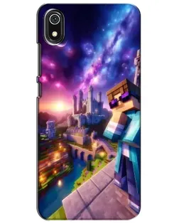 Чехол для Xiaomi Redmi 7A с картинкой «Стив и космос»