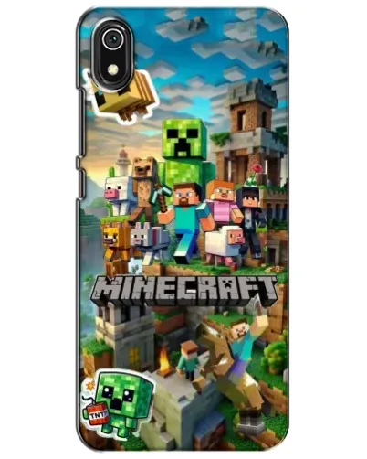 Чехол для Xiaomi Redmi 7A с картинкой «Замок Minecraft»