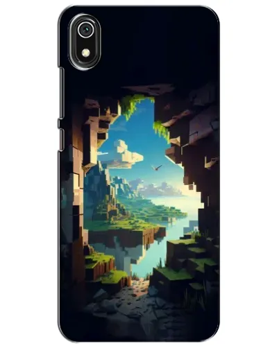 Чехол для Xiaomi Redmi 7A с картинкой «Вид из пещеры»