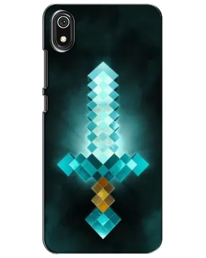 Чехол для Xiaomi Redmi 7A с картинкой «Алмазный меч неон»