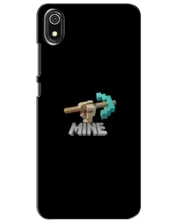 Чехол для Xiaomi Redmi 7A с картинкой «Алмазная кирка»