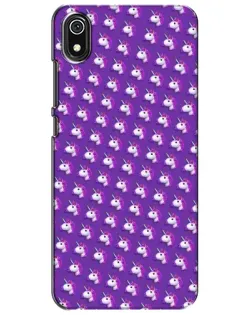 Чехол для Xiaomi Redmi 7A с картинкой «Единороги на фиолетовом»