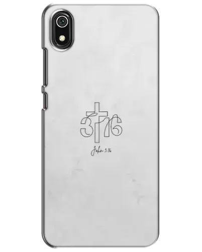 Чехол для Xiaomi Redmi 7A с картинкой «Иоанна 3:16 Крест»