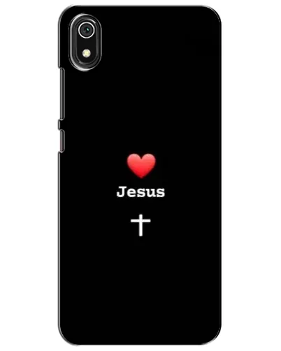 Чехол для Xiaomi Redmi 7A с картинкой «Сердце - Jesus»