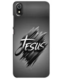 Чехол для Xiaomi Redmi 7A с картинкой «Надпись Jesus Graffiti»