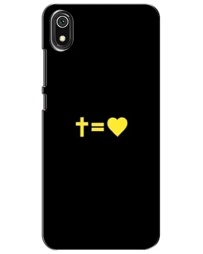 Чехол для Xiaomi Redmi 7A с картинкой «Сердце и Крест»