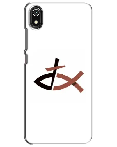 Чехол для Xiaomi Redmi 7A с картинкой «Рыба и крест»