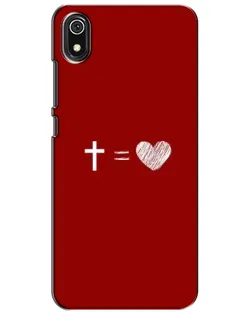 Чехол для Xiaomi Redmi 7A с картинкой «Уравнение любви» Чехол для Xiaomi Redmi 7A с картинкой «Уравнение любви»