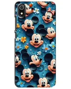 Чехол для Xiaomi Redmi 7A с картинкой «Паттерн Микки и Минни»