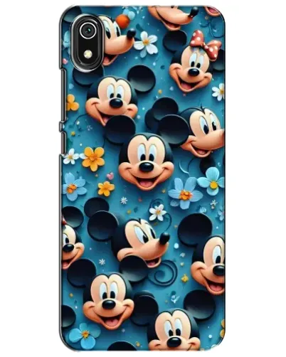 Чехол для Xiaomi Redmi 7A с картинкой «Паттерн Микки и Минни»