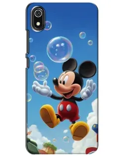 Чехол для Xiaomi Redmi 7A с картинкой «Mickey и мыльные пузыри»