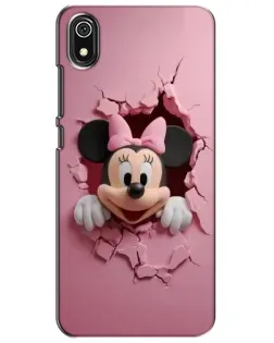 Чехол для Xiaomi Redmi 7A с картинкой «Минни сквозь стену»