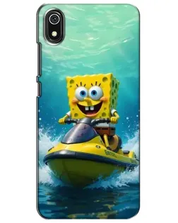 Чохол для Xiaomi Redmi 7A з картинкою «Спанч Боб на гідроциклі» Чохол для Xiaomi Redmi 7A з картинкою «Спанч Боб на гідроциклі»