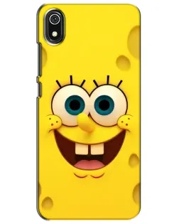 Чехол для Xiaomi Redmi 7A с картинкой «Губка Боб улыбка»