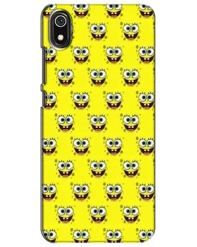 Чехол для Xiaomi Redmi 7A с картинкой «Паттерн Губка Боб»