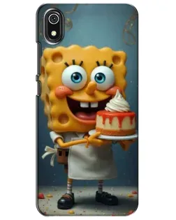 Чехол для Xiaomi Redmi 7A с картинкой «Повар Спанч Боб»