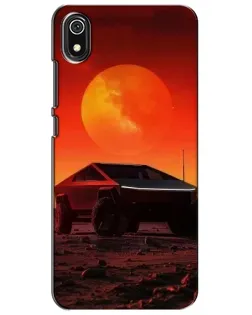 Чехол для Xiaomi Redmi 7A с картинкой «Cybertruck на Марсе»