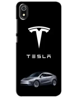 Чехол для Xiaomi Redmi 7A с картинкой «Tesla Model Y»