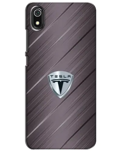 Чехол для Xiaomi Redmi 7A с картинкой «Металлическая текстура Tesla»